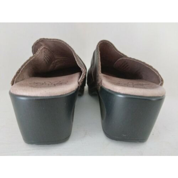 Sanita Daisy Dolce Mule Clog 466451 Brown Leather Womens Size EU 41 US 9.5 - Picture 6 of 9